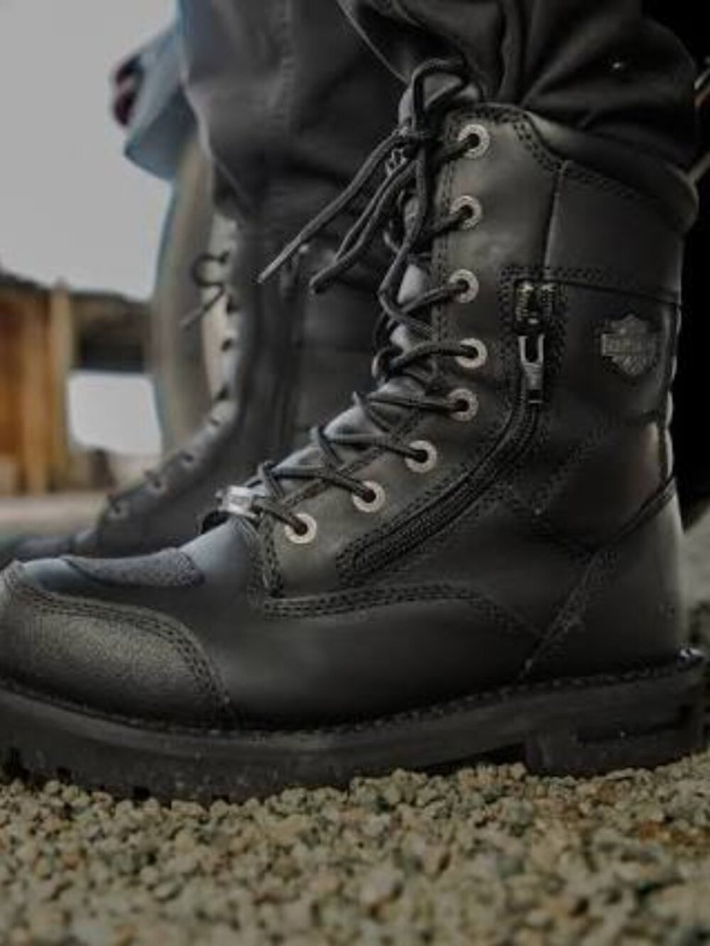 Harley Davidson Mens Riddick 8" Lace Up Boot